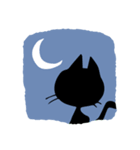 黒猫ルナ2（個別スタンプ：9）