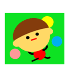 シムプリー♫ カラフルな単純図形（個別スタンプ：2）