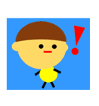 シムプリー♫ カラフルな単純図形（個別スタンプ：9）