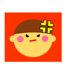シムプリー♫ カラフルな単純図形（個別スタンプ：21）