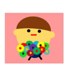 シムプリー♫ カラフルな単純図形（個別スタンプ：25）