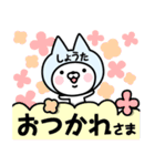 【しょうた】の名前ねこ（個別スタンプ：4）