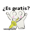 orchestra saxophone everyone Spain ver（個別スタンプ：4）