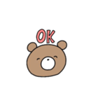 ほわほわクマさん（個別スタンプ：2）
