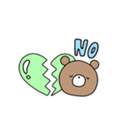 ほわほわクマさん（個別スタンプ：3）