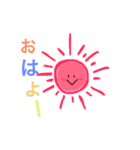 ニコ顔あいさつ（個別スタンプ：1）