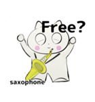 orchestra saxophone everyone English ver（個別スタンプ：4）