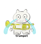 orchestra trumpet everyone English ver（個別スタンプ：17）