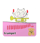 orchestra trumpet everyone English ver（個別スタンプ：21）