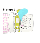 orchestra trumpet everyone English ver（個別スタンプ：36）