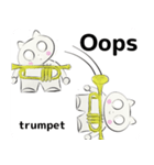 orchestra trumpet everyone English ver（個別スタンプ：40）