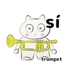 orchestra trumpet everyone Spain ver（個別スタンプ：1）