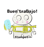 orchestra trumpet everyone Spain ver（個別スタンプ：12）
