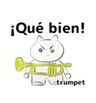orchestra trumpet everyone Spain ver（個別スタンプ：34）