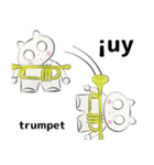 orchestra trumpet everyone Spain ver（個別スタンプ：40）