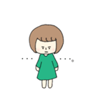 シンプルボブ子の【よく使う言葉】（個別スタンプ：3）