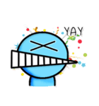 Mr. Blue Guy II（個別スタンプ：14）