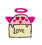 Cute pink Anglov（個別スタンプ：15）