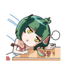 スイカ子ちゃんの日常（個別スタンプ：6）