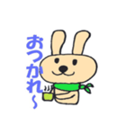 手描きのうさぎ 2作目（個別スタンプ：2）
