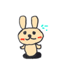 手描きのうさぎ（個別スタンプ：8）