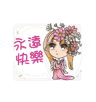 Blessings(2):Language of flower - Angel（個別スタンプ：11）