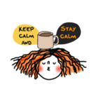 Kukoy in September, Keep calm.（個別スタンプ：7）