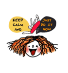 Kukoy in September, Keep calm.（個別スタンプ：11）