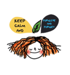 Kukoy in September, Keep calm.（個別スタンプ：12）