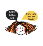 Kukoy in September, Keep calm.（個別スタンプ：28）