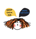 Kukoy in September, Keep calm.（個別スタンプ：37）