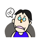 眼鏡男子の日常（個別スタンプ：2）