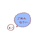 顔と吹き出し【敬語】（個別スタンプ：4）