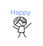 happy nikochan（個別スタンプ：8）