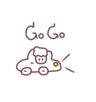 Mr.White Afro（個別スタンプ：8）