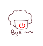 Mr.White Afro（個別スタンプ：13）