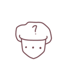 Mr.White Afro（個別スタンプ：14）