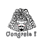 Hairdresser: What haircut suits me ？（個別スタンプ：24）