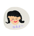 くれよんとフェルト素材な（個別スタンプ：2）