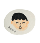 くれよんとフェルト素材な（個別スタンプ：4）