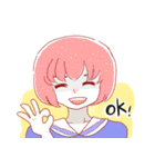 Mariai with her friends（個別スタンプ：1）