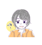 Mariai with her friends（個別スタンプ：14）