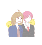 Mariai with her friends（個別スタンプ：37）