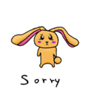 lop-ears of the rabbit's daily（個別スタンプ：11）