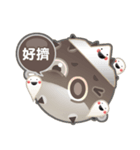 Mr. Puffer fish-Ghost month（個別スタンプ：9）