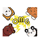Toast mouse（個別スタンプ：19）