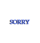 simple logo（個別スタンプ：3）