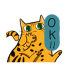 Mibo the Bengal cat's daily life（個別スタンプ：6）