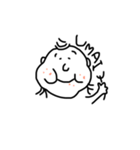 シンプル挨拶 ローマ字（個別スタンプ：15）