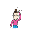 Bun Bun Girl（個別スタンプ：34）